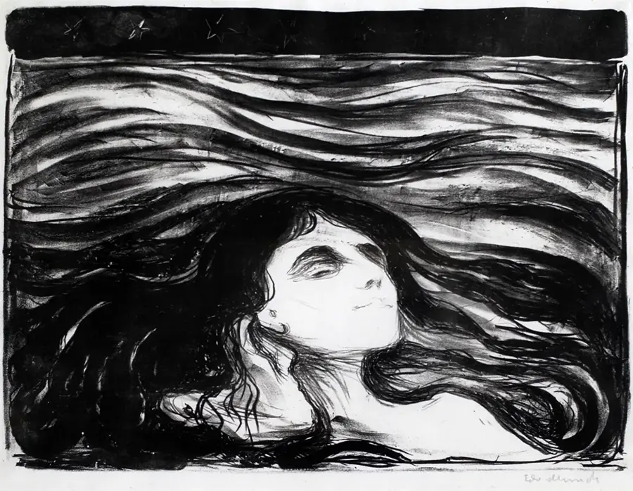 Edvard Munch, On the Waves of Love
